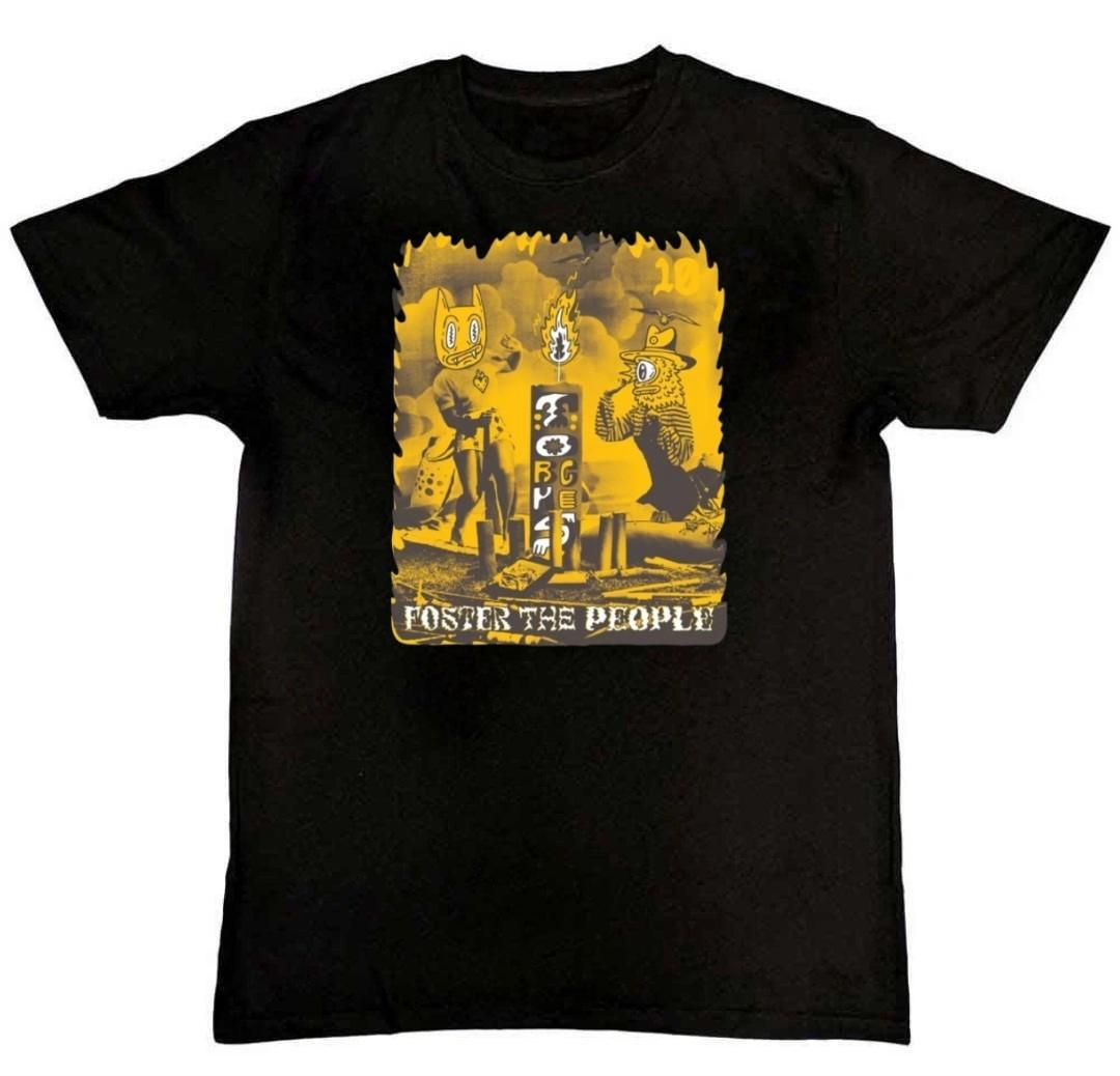 NEW Foster The People Band TORCHES Mens T-Shirt L