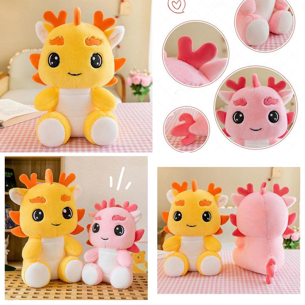 Cute Dragon Plush Toy For Girls Soft And Cuddly Stuffed Animal For Bedtime Companionship Heartwarming Birthday Gift 22cm)