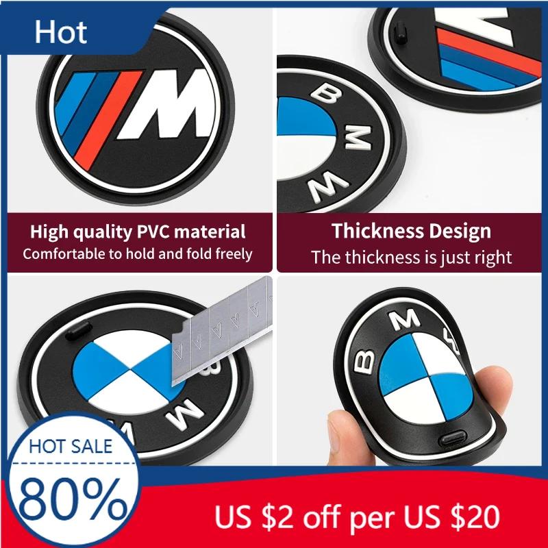 2025 M M Power Car Coasters Silicone Anti-Slip Water Cup Mat For BMW X1 X2 X3 X5 X4 X6 X7 G30 G20 G32 G11 G12 F40 F30 F20 F10