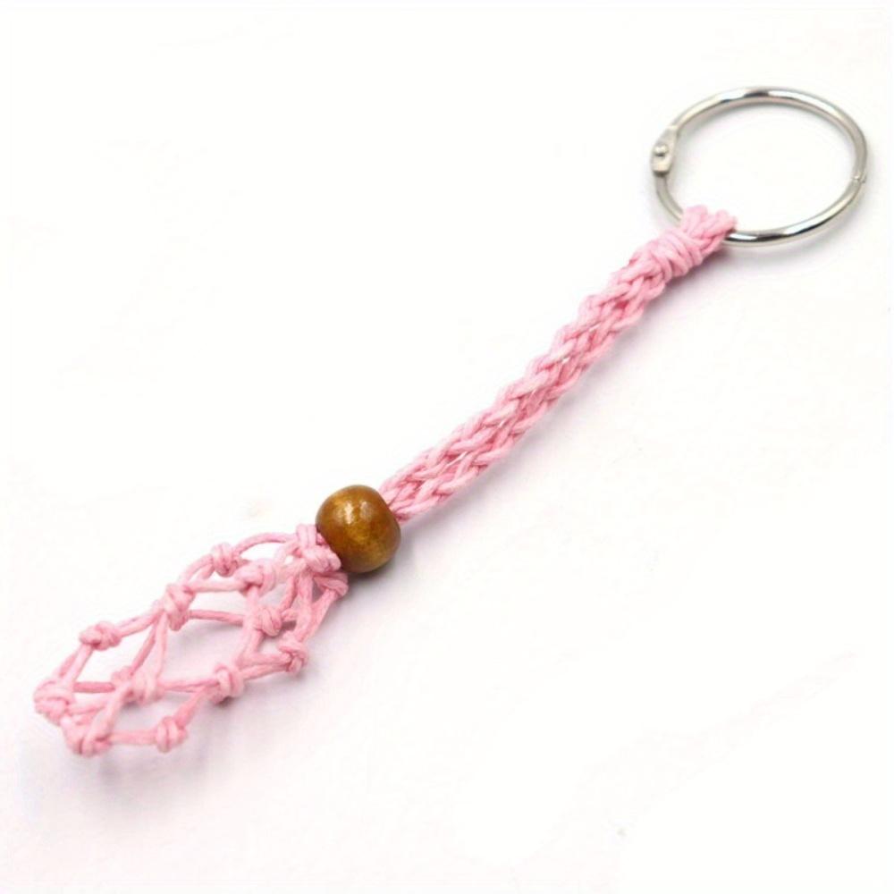 1pc Boho Style Adjustable Braided Necklace Cord with Stone Holder Handmade Net Design for Everyday Jewelry Accessories, Cord for Necklace