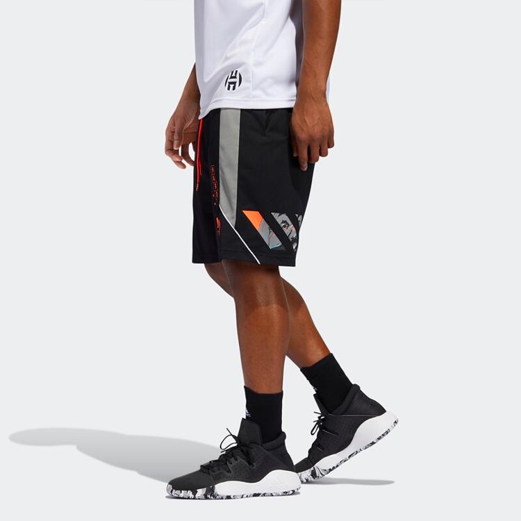 Adidas Hdn Basketball Performance Shorts Men Bottoms Black GE1079