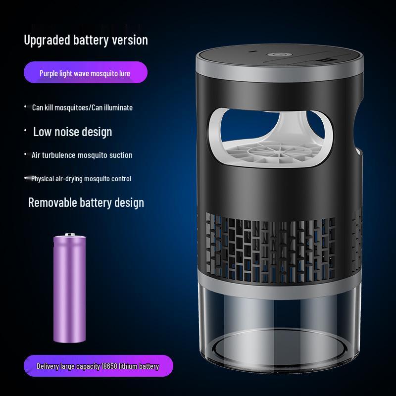 New Silent USB Mosquito Killer Lamp: Outdoor Physical Suction Catcher & Repellent Night Light