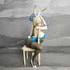 22CM Blue Archive Asuna Ichinosae with Chair bunny ver girl figure PVC Anime Action Toy Game Collectible Model Doll Gifts