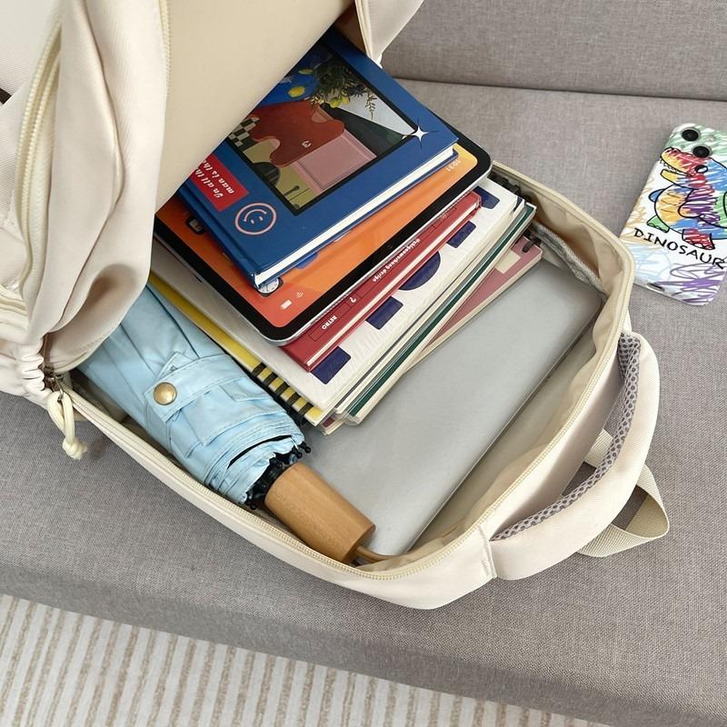 New High-value and Fresh Macaron Backpack, Lightweight and Large-capacity Backpack for Junior High School Students