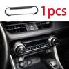 Trim Carbon Fiber Console AC Switch Control Panel 1PCS For Toyota RAV4 -