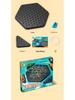 Triangle Chess Rubber Band Puzzle Toy for Kids - Multiplayer Strategy Game