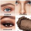 Boobeen Eyebrow Powder Makeup Brow Palette, Eyebrow Stamp Shaping Kit with Spoolie Brush, Waterproof Brow Powder Filler for Women