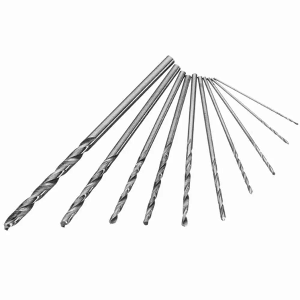 Power Tools Mini Hand Drill Set Supplies Twisted Workshop Pin Portable Repair Silver Vise Watch Aluminum Chuck