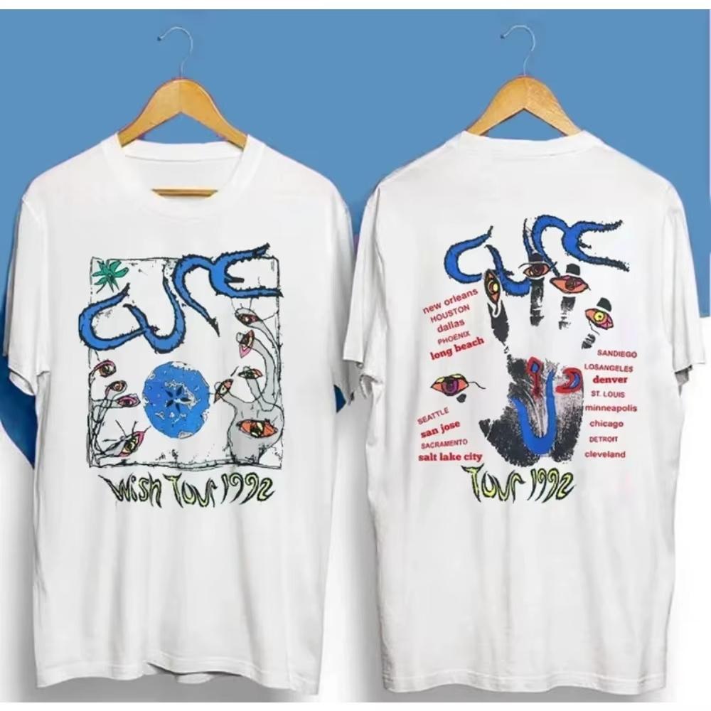 

2026 New Model Wish for Healing Tour Concert TShirt Highquality Casual and Comfortable Mens Roundneck Printed Tshirt S
