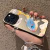 Coque d'iPhone Baleine Peinte Créative pour les Modèles iPhone 13-17, Design Mignon