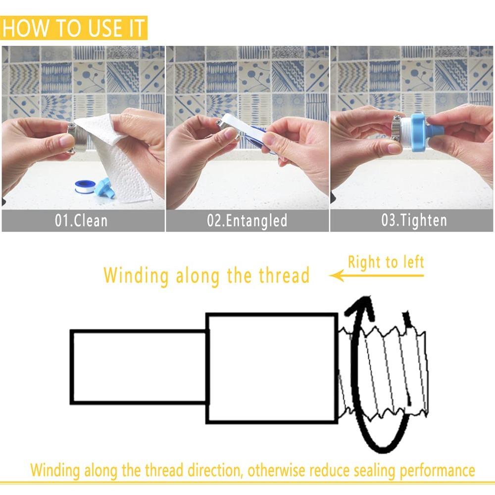12mmx10m PTFE Tape White Plumbing Tape Plumbing Tape Sealant Tape