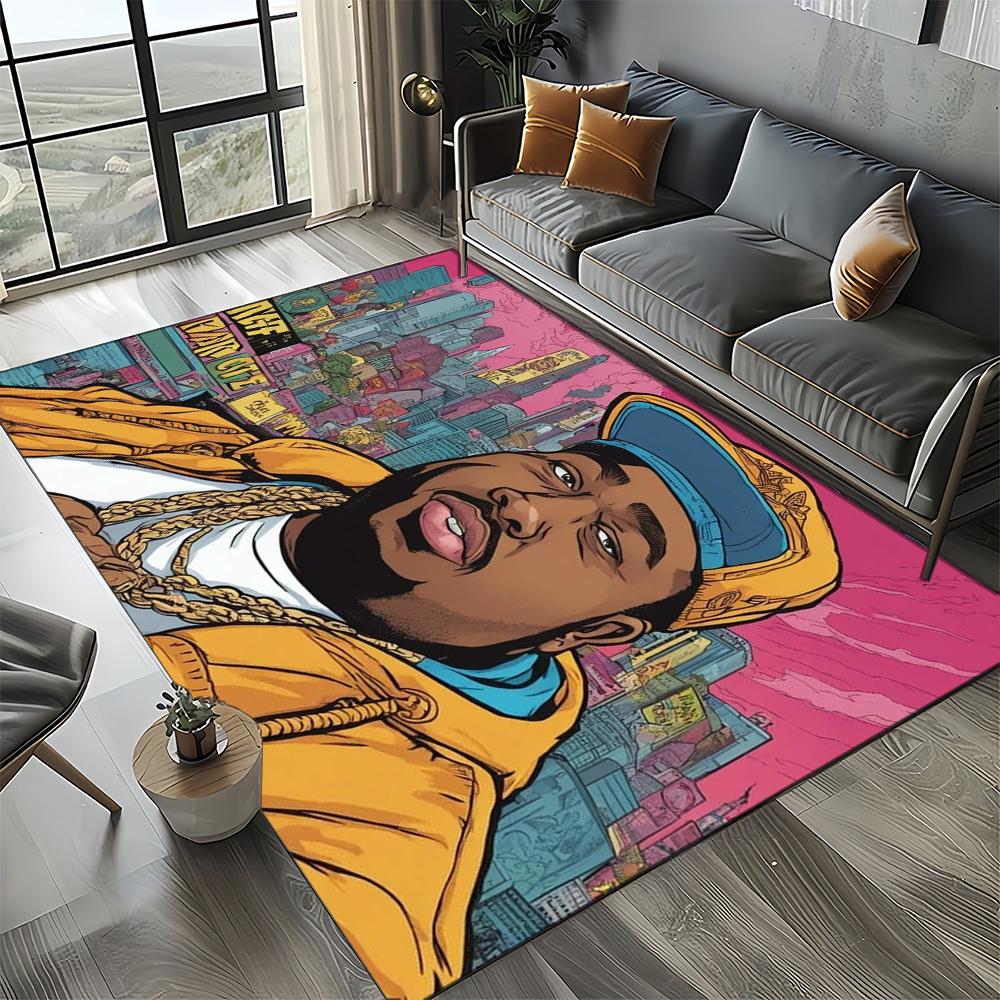 27 Style Rod Wave Rapper Star Area Rug,Carpet Rug for Home Living Room Bedroom Sofa Doormat Decor,kids Play Non-slip Floor Mat