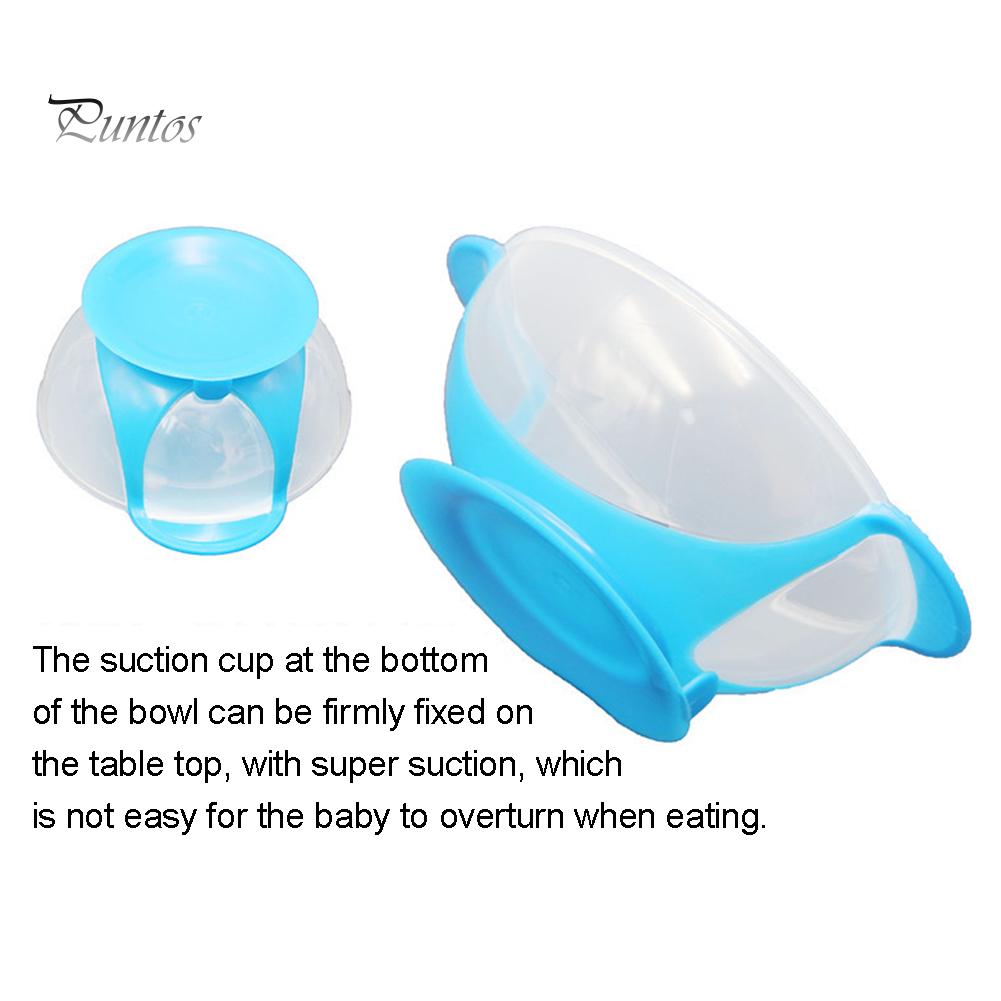 Puntos Miseczka Antypoślizgowa dla Dziecka z Przyssawką Naczynia do Nauki Karmienia