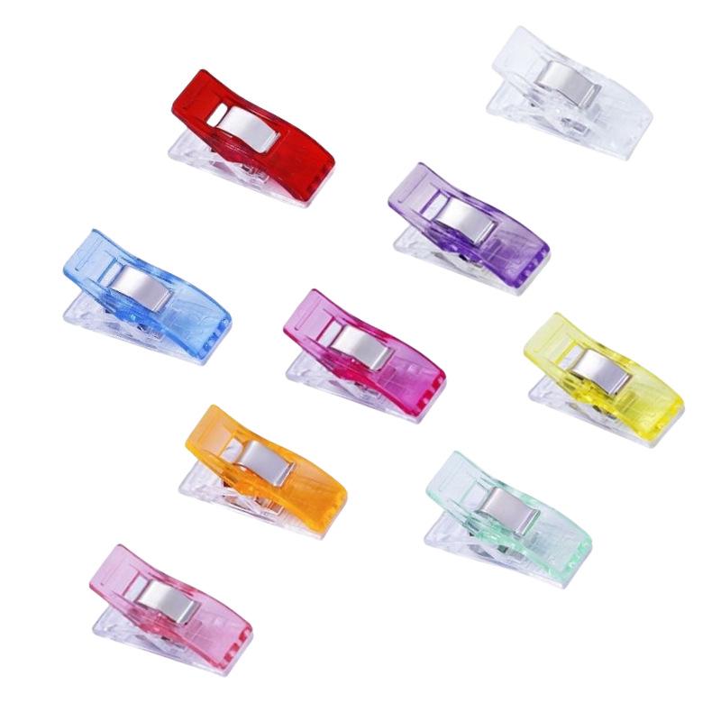 Colorful Plastic Cross Stitch Positioning Clip for Patchwork Sewing