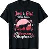 Just A Girl Who Loves German Shepherd Dog Gift Unisex T-Shirt