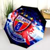 Atlante FC  Pattern, Automatic Folding Umbrella, Portable and Foldable Design, 8 Ribs, a Christmas or Birthday Gift.