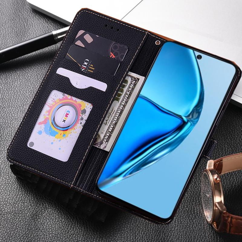 Book Leather Wallet Flip Case For OPPO Realme C55 C35 C33 C31 C30 C21Y C25Y C11 10 9 8 Pro A54 A74 A94 A52 A72 A92 Card Slot Phone Cover