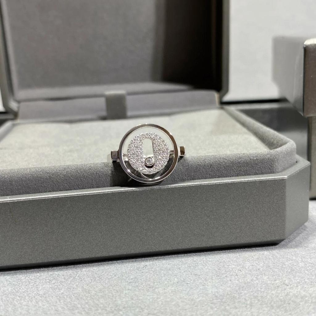 2024 Neue Heiße Marke Vintage Damenringe Luxusschmuck Für Frauen Bewegung Diamant Designer Mode Reines 925er Silber Damen Partyringe