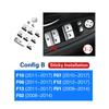 For BMW 5 6 7 Series 5GT F10 F11 F06 F07 F12 F01 F02 Heater Climate Air Conditioning Control Panel Button Cover Automotive Parts