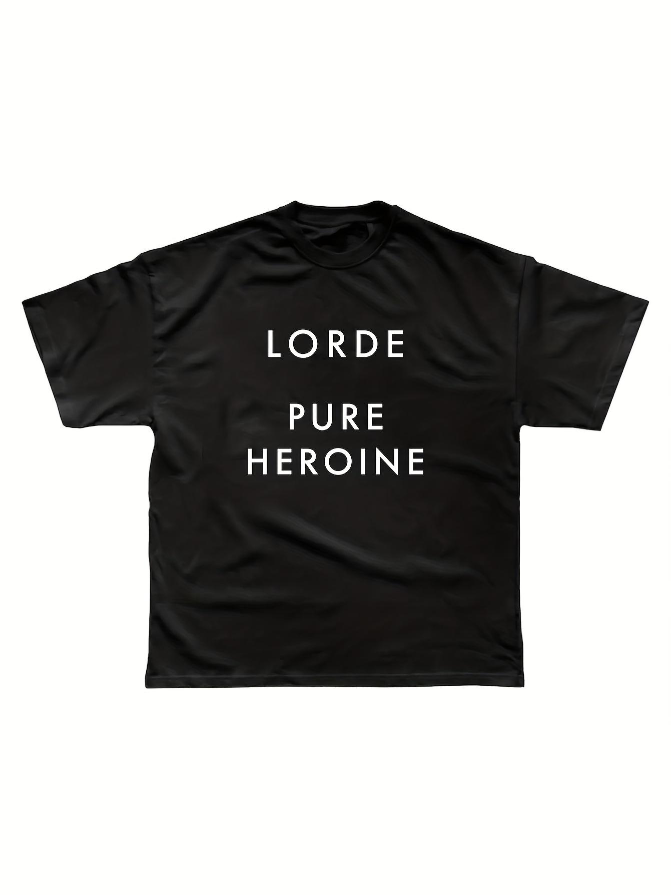 Роскошная футболка с принтом Лорд - С эффектным принтом букв LORDE XXL