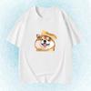 Funny Shiba Inu In Bread Sandwich Graphic Tshirt Cute Dog Loaf Head Humor Tee Casual Loose Fit Short Sleeve Tops For Unisex Unisex