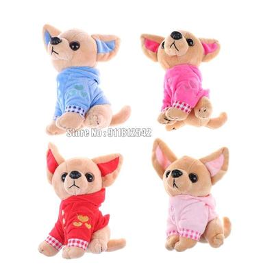 17cm Niedlicher Chihuahua Hund Plüsch Stofftier Hund Puppe Kinder Geschenk Kinderspielzeug
