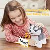 Leash Electric Walking Dog Toy Simulation Singing Puppy Toy Barking Plush Dog Toy Baby Craw Learning Toy Toddler Gift