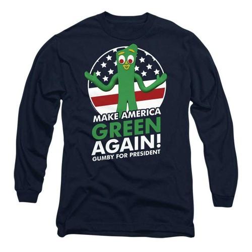 Gumby Unisex Erwachsene Für Präsident Langarm-T-Shirt