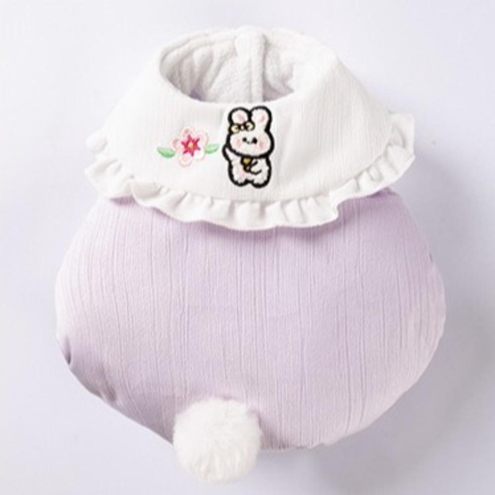

Tail-shaped Dog Rabbit Collar Vest Cartoon Winter Down Jacket Cute Dog Warm Coat Autumn Winter XS фіолетовий