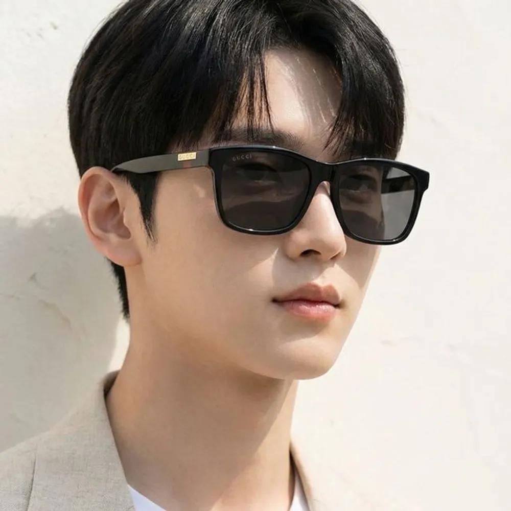 

Gucci Sunglasses GG0746SA 001 Men s & Women s Fashion Horn-rimmed Black