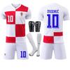 European Cup Croatia Home Football Uniform Set No. 10 Modric Jersey National