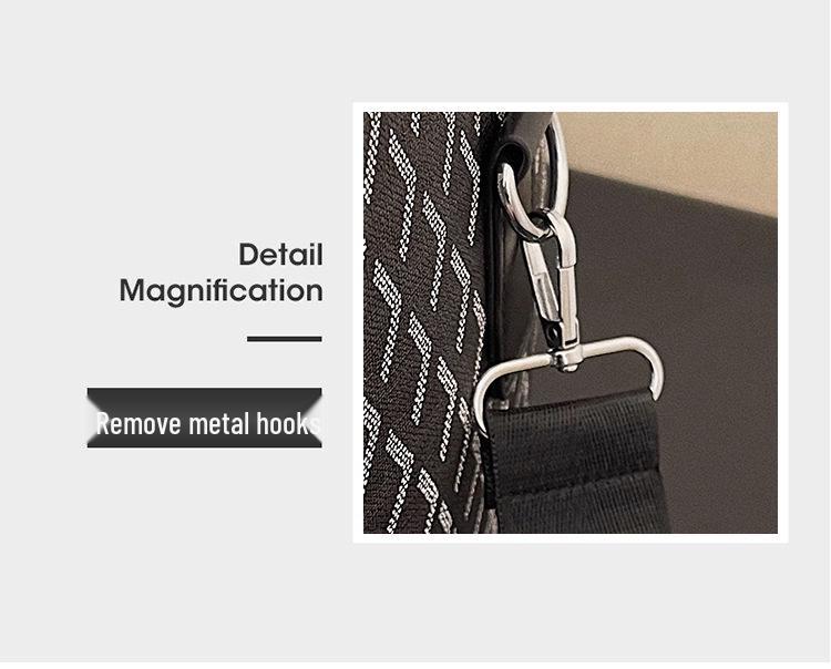 Všestranná voděodolná cestovní taška crossbody s kosočtvercovým vzorem - Velkokapacitní PU příruční kabelka