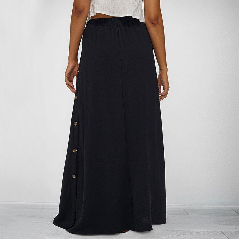 

Черная Юбка-карандаш Длинная Новая Женская Повседневная S чёрный