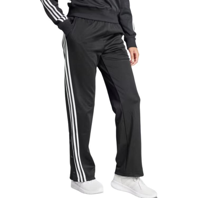 Adidas Three Stripe Brand Design Retro Training Mid Waist Casual Pants Women Pants IN1833