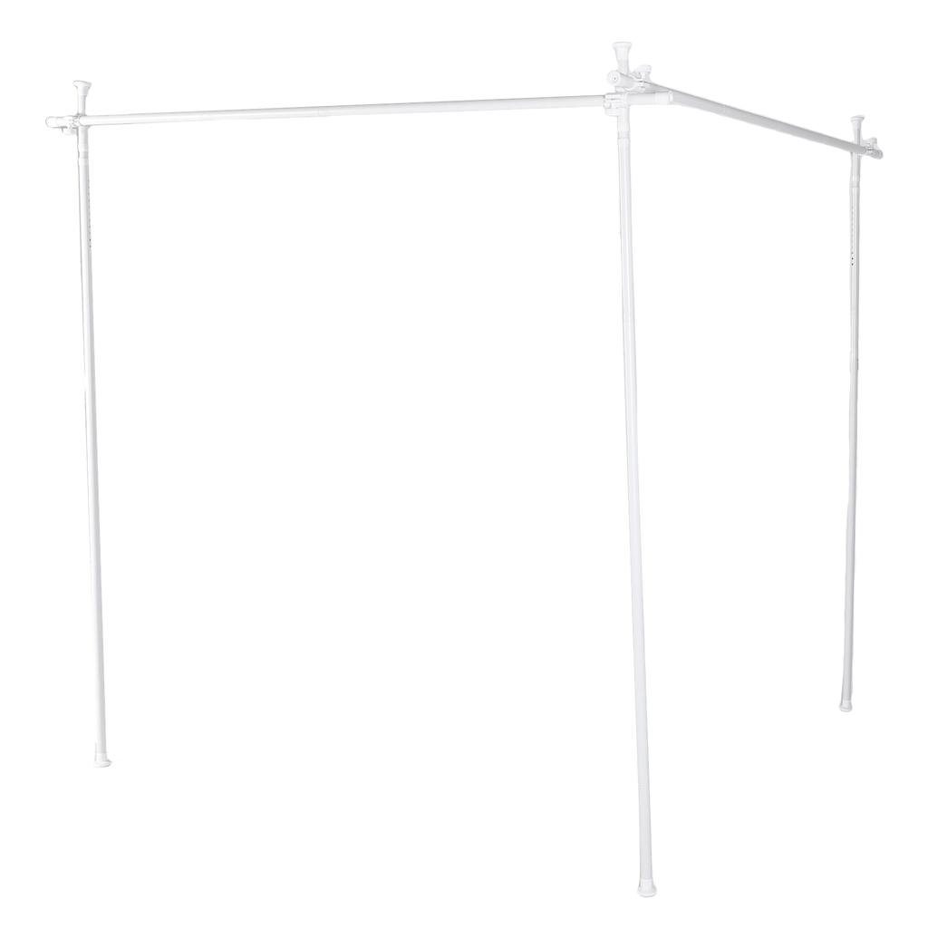 Závěsná tyč pro dělicí stěnu z uhlíkové oceli, nastavitelná, pro dělení místnosti, od podlahy ke stropu, napínací tyč pro prostor