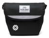 POTA BIKE Semi-Hard Front Bag for Mini Velo (Black Fabric/White Mark)