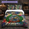 Royal Engineers A.F.C Themed Bedding 3Pcs Duvet Cover Set Decorative Bed Linen For Teen Room Home Decoration