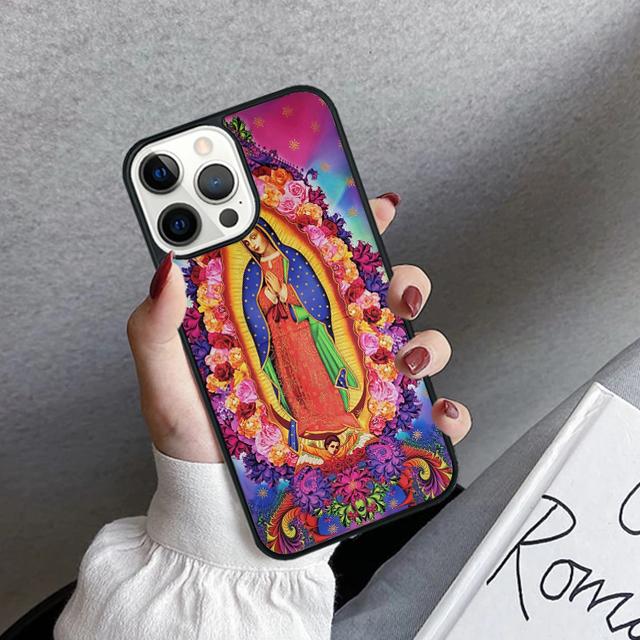 Virgin Mary And Jesus Phone Case Cover For iPhone 17 Air 16 15 14 plus 11 12 13 pro max coque Shell Fundas