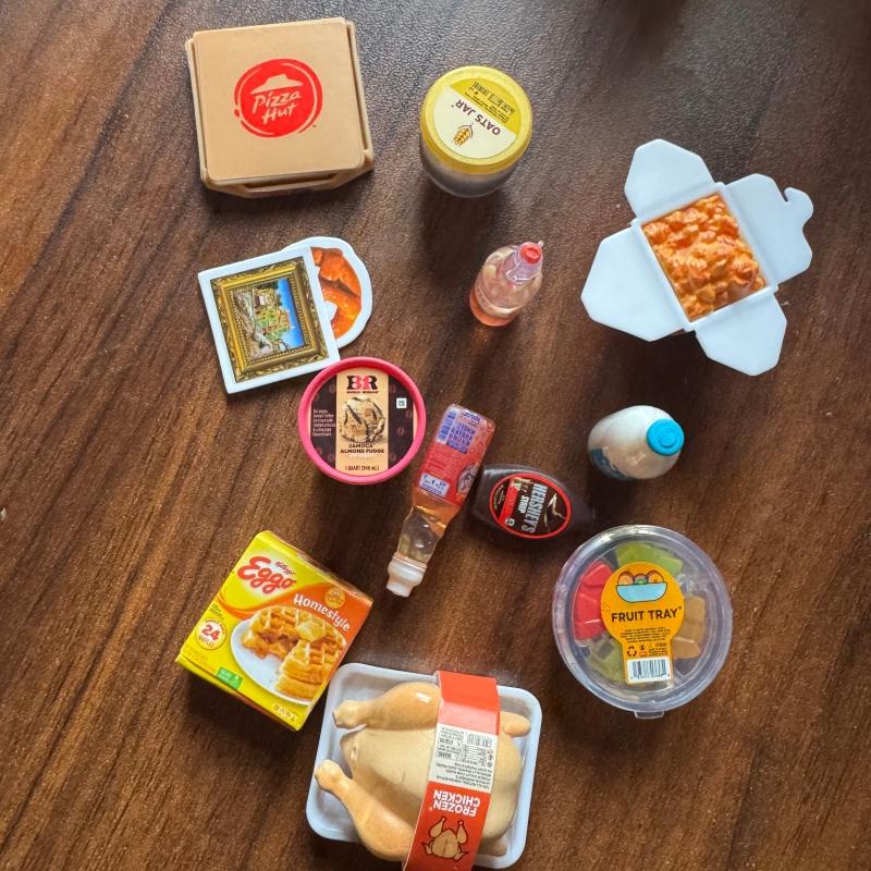 Palline Ricarica Frigorifero Serie Originale ZURU Mini Brands Giocattoli Accessori Casa delle Bambole Palline Super Mini Snack Adulto
