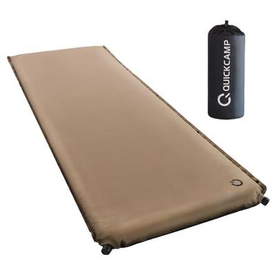 QUICKCAMP מחצלת קמפינג מחצלת אוויר מחצלת שינה לרכב עבה ערך R ערך R מחצלת מתנפחת מנפח מחצלת קומפקטית מתנפחת אוטומטית נוחה לנשיאה אחסון קל