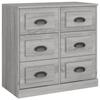 VidaXL Buffet Sonoma Grey 70x35.5x67.5 Cm Engineered Wood 816438
