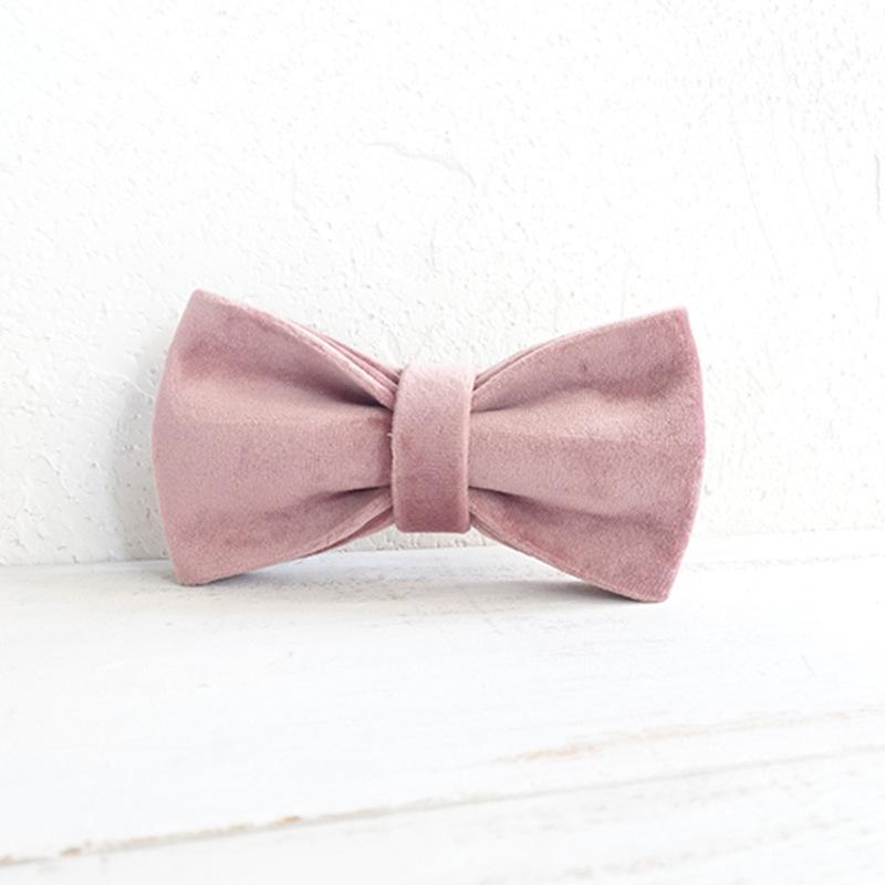 Double Layer Bow Tie Dog Collar with Flower - MUTTCO XS (10*6CM)