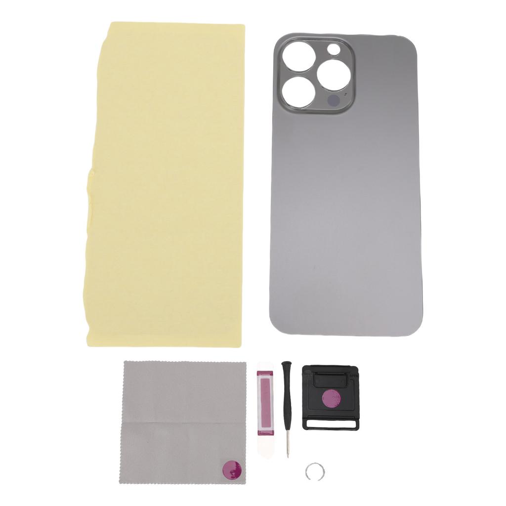 Phone Back Glass Replacement for 13 Pro Phone Back Cover with Adhesive Repair Tools
