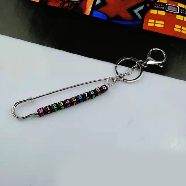 Punk Style Keychain Customizable Key Pendant Unique Keychain Acrylic Keychain