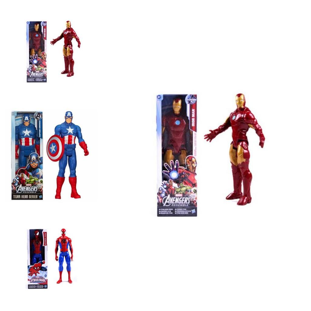 Avengers Alliance Iron Spider-man Black Gold Spider-man 12-inch Poseable Child Toy Doll Figure Handicraft