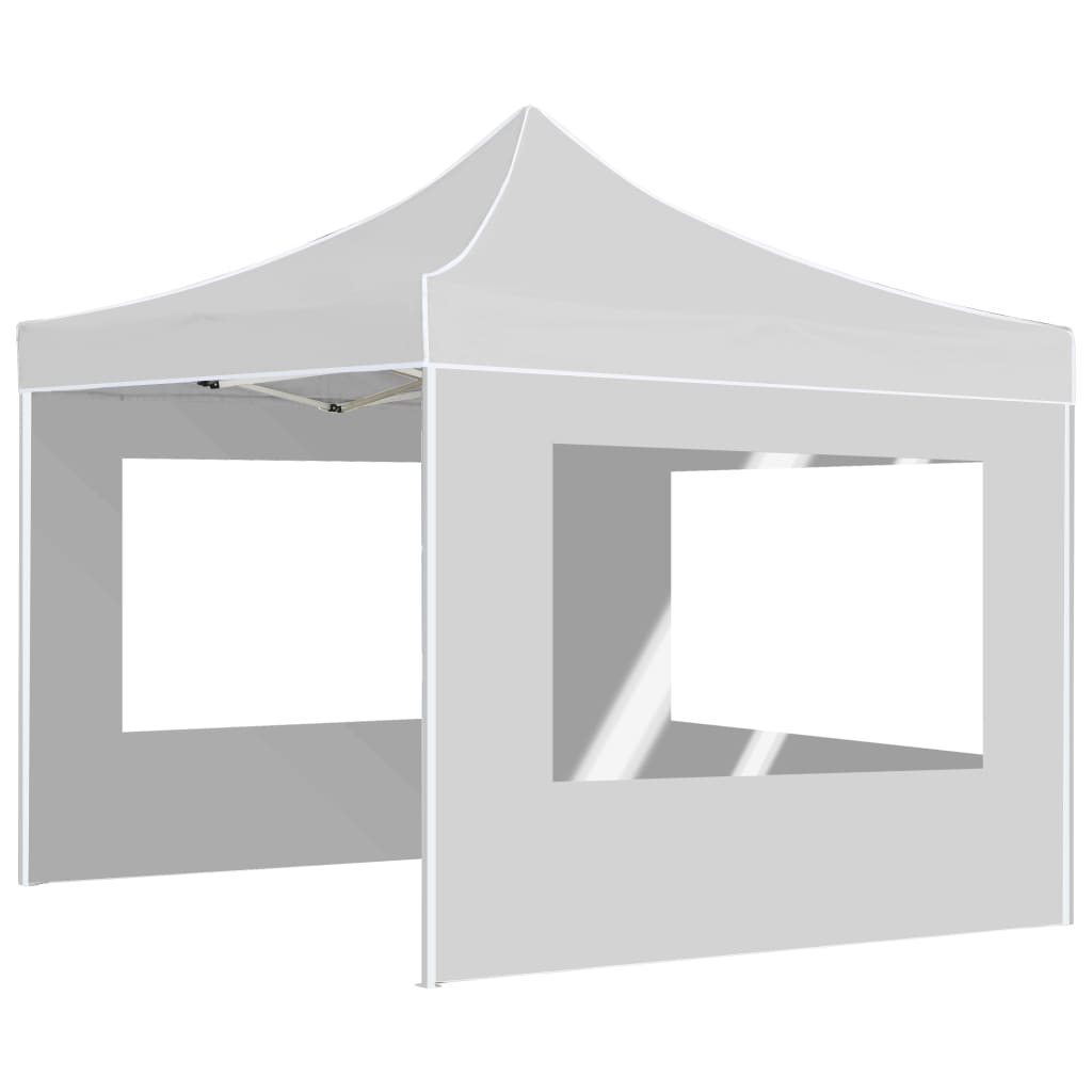 Professional Party Tent Foldable with Walls Aluminum 2*2m White