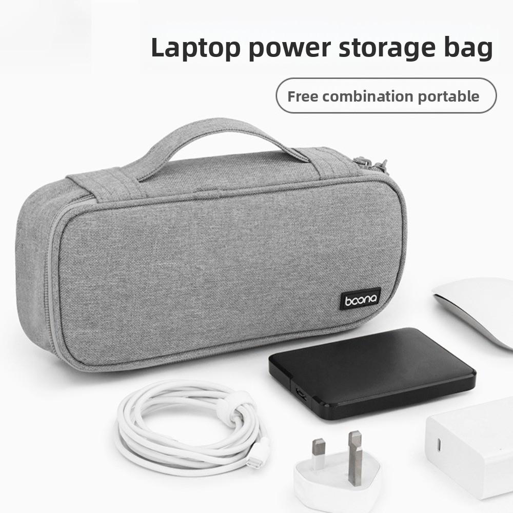 With Handle Electronic Accessories Case Dust-proof Laptop Charger Storage Bag Laptop Accessories