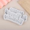 1Pc Silicone 3D Happy Birthday Mold DIY Ice Jelly Chocolate Mould English Letter Mold Bake Birthday Cake Decor Tool Mould