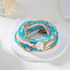 Multilayer  Bead Bracelet for Women Adjustable Bohemian Styles Jewelry Portable for Casual or Dresses Occasions