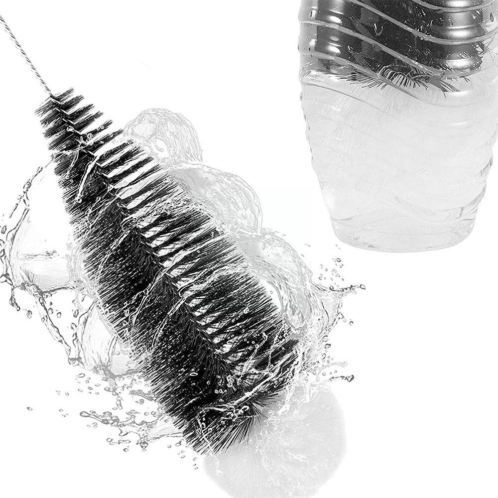 Dust Removal Glassware Jars Cleaner With Beechwood Handle Cleaning Brush Soda Stream Bottle Brush